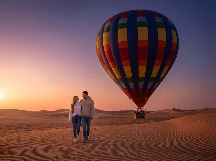 Noble Life Sunrise Hot Air Balloon Ride Over Dubai Desert - Key points to know before you book