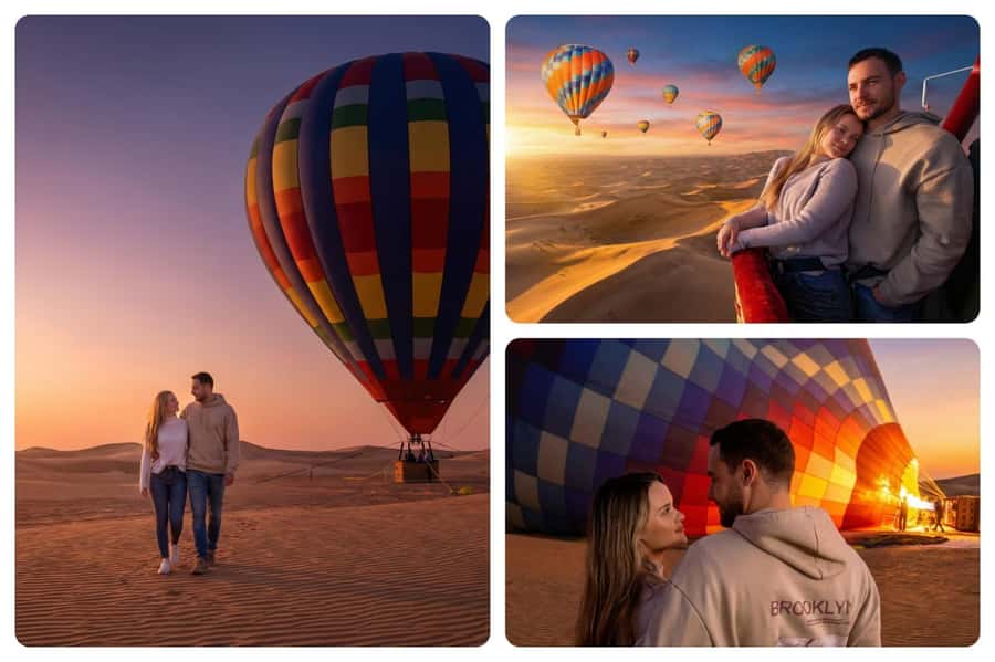 Noble Life Sunrise Hot Air Balloon Ride Over Dubai Desert - The 3:30 a.m. start and ride into the desert