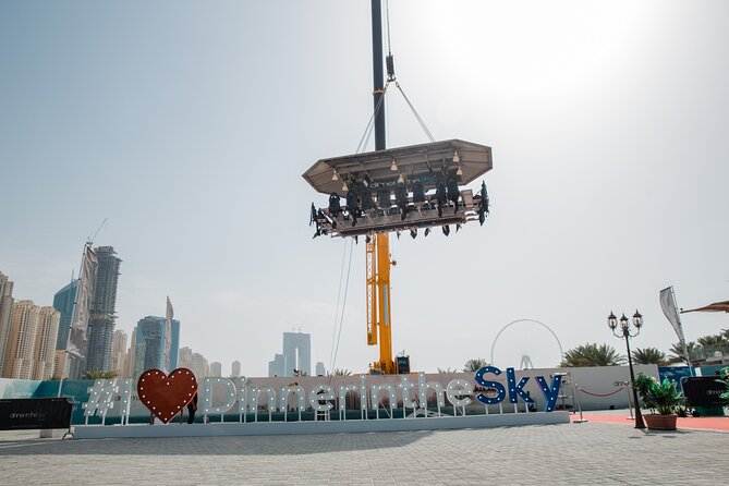 On Air Dinner Adventure in Dubai - Arriving at Gravity near the marina