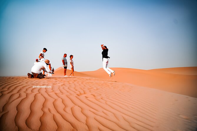 Overnight Desert Safari with BBQ Dinner & Breakfast Abu Dhabi - BBQ dinner beneath the evening sky