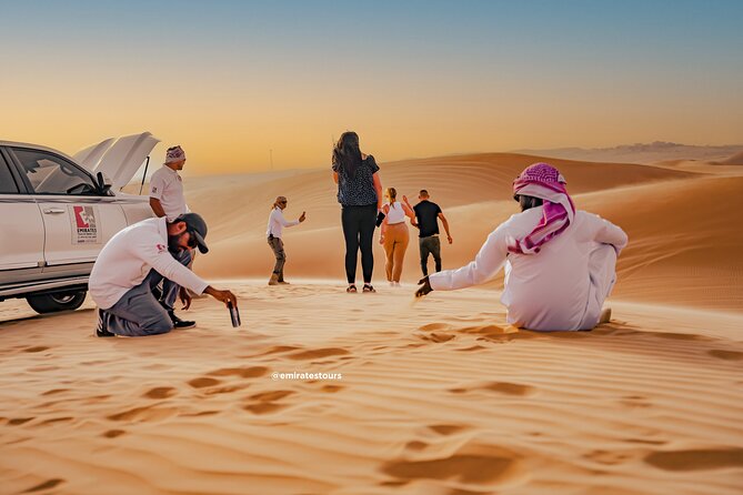 Overnight Desert Safari with BBQ Dinner & Breakfast Abu Dhabi - Sleeping in a Bedouin-style tent