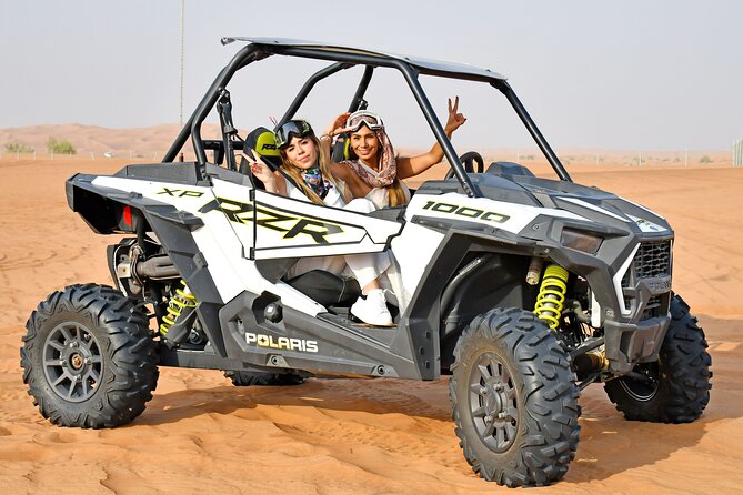 Premium Desert Safari Dune Buggy Camel Ride Sandboard & BBQDinner - Thirty minutes behind the wheel of a desert buggy