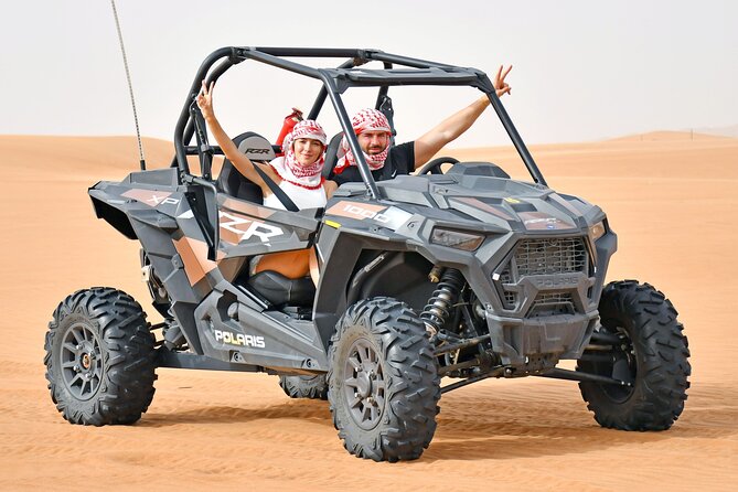 Premium Desert Safari Dune Buggy Camel Ride Sandboard & BBQDinner - Dinner with BBQ, buffet choices, and stage shows