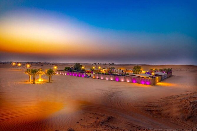 Premium Desert Safari, food Service with 4 alcoholics drinks - The unlimited BBQ buffet