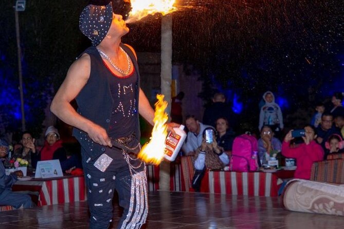 Premium Desert Safari, food Service with 4 alcoholics drinks - Sunset photos, camels, and sandboarding