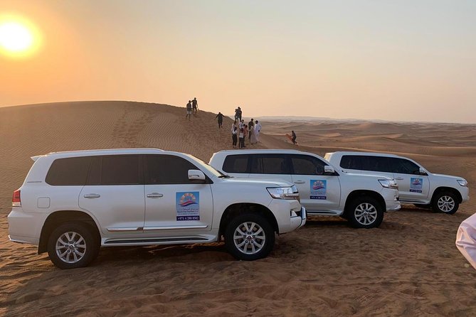 Private Evening Desert Safari with BBQ Dinner & Sand Boarding - A six-hour route from Dubai to the Lahbab red dunes