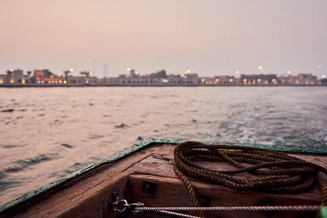 Private Historic Old Dubai and Souks Walking Tour featuring Hidden Gems - Crossing Dubai Creek by abra