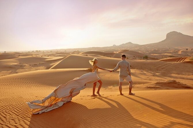 Private Morning Desert Safari Dubai with Dune Bashing & Sandboard - Pickup in a private 4WD