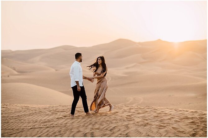 Private Morning Desert Safari Dubai with Dune Bashing & Sandboard - Sandboarding on the golden dunes