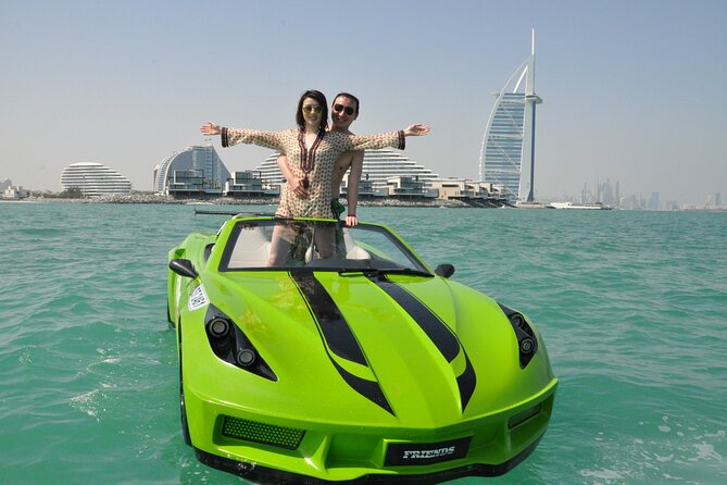 Private Tour Dubai in Jet Car 60min: Burj Al Arab to Atlantis - Burj Al Arab from the water