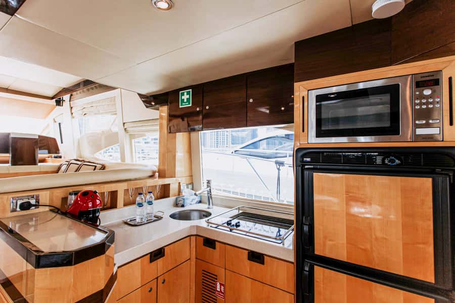Private Yacht Dubai: 56ft - Leaving the marina for JBR
