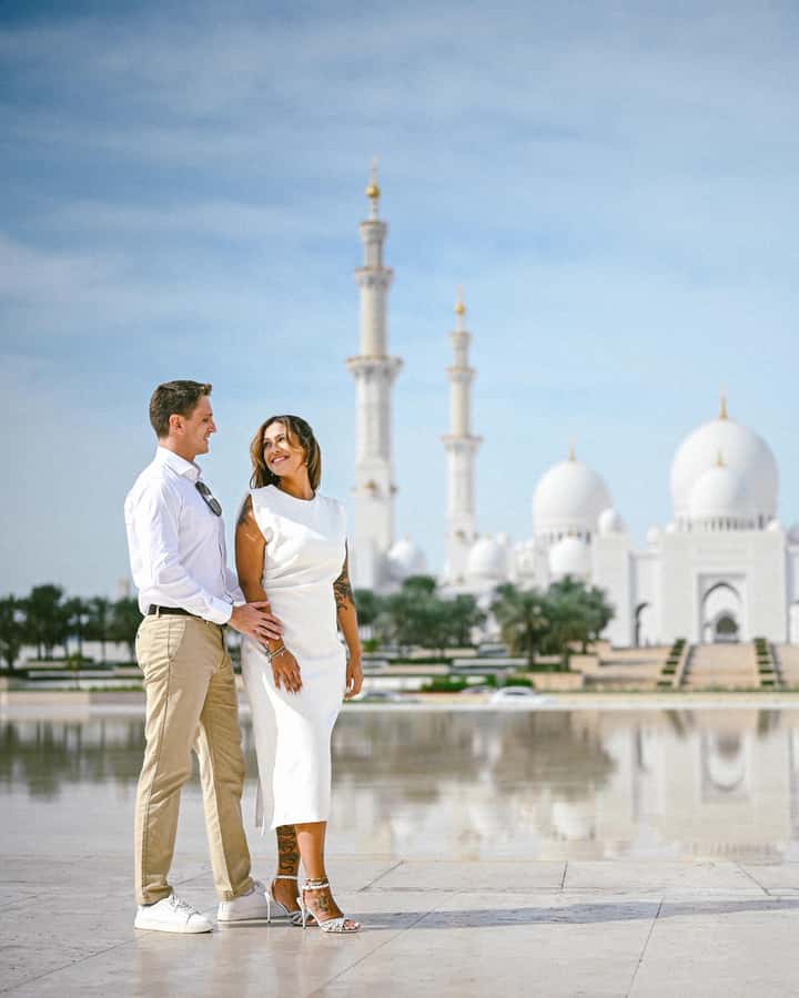 Professional Photoshoot at Sheikh Zayed Mosque - The first photographs outside
