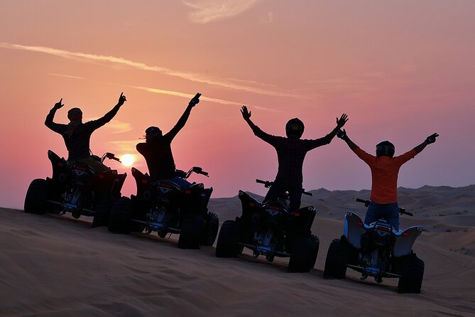 Quad Bike Tour Abu Dhbai - The ATV, safety gear, and what you receive