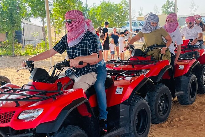 Quad Bike Tour with Camel Ride, Sandboarding, BBQ & Live Shows - Key points to know before booking