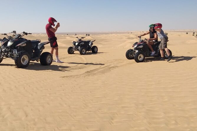 Quad biking tour with or without pick and drop(Abu dhbai ) - A desert ride that keeps the focus on ATVs