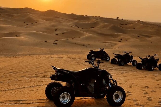 Quad biking tour with or without pick and drop(Abu dhbai ) - The $100 price and the extra VAT