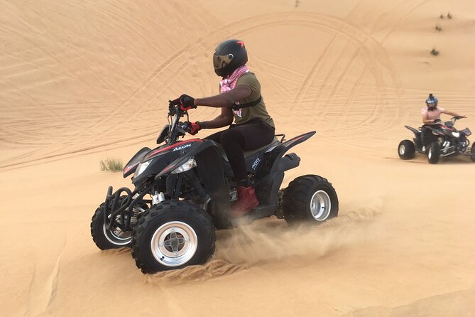 Quad biking tour with or without pick and drop(Abu dhbai ) - Choosing between one hour and 90 minutes
