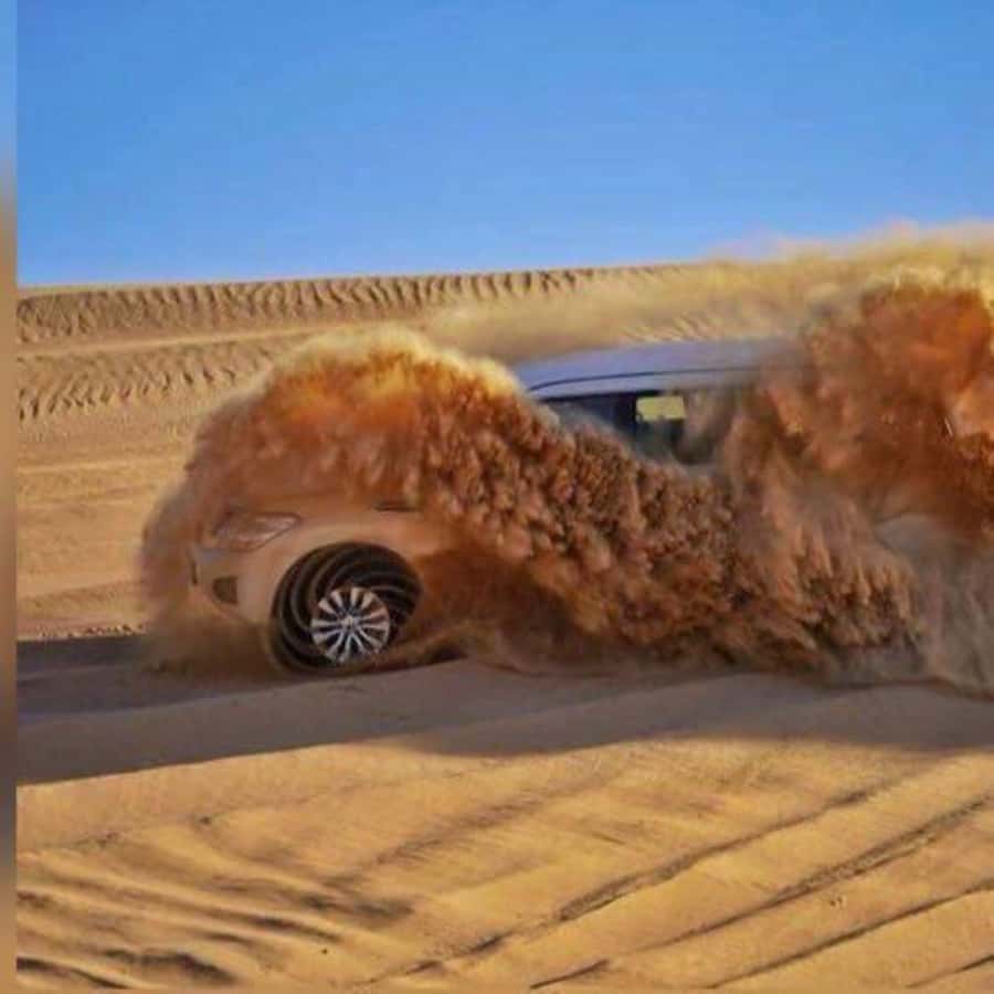 Ras Al Khaimah: Half-Day Desert Safari with Dinner - Sunset before the camp