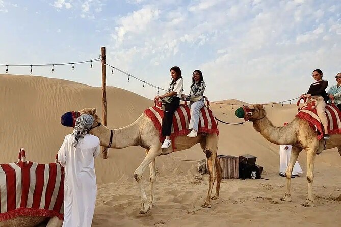 Red Desert Safari With Camel Ride & Sand Skiing - A short camel ride with an important timing detail