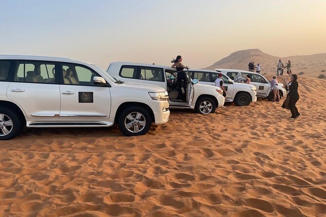 Red Dunes Lahbab Desert Safari With BBQ Dinner - Sunset over Lahbab’s rippling dunes