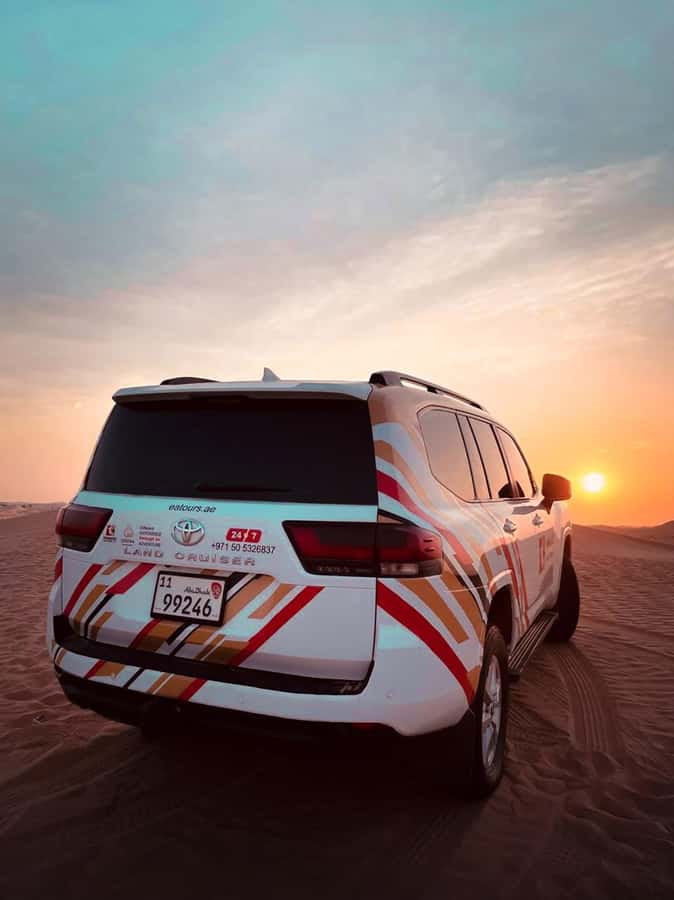Sunrise Desert Safari - Abu Dhabi - Forty-five minutes at the sunrise viewpoint