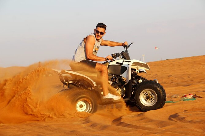 Sunrise Desert safari With Quad bike ride Sandboard & Camel ride - What the five-hour schedule really means