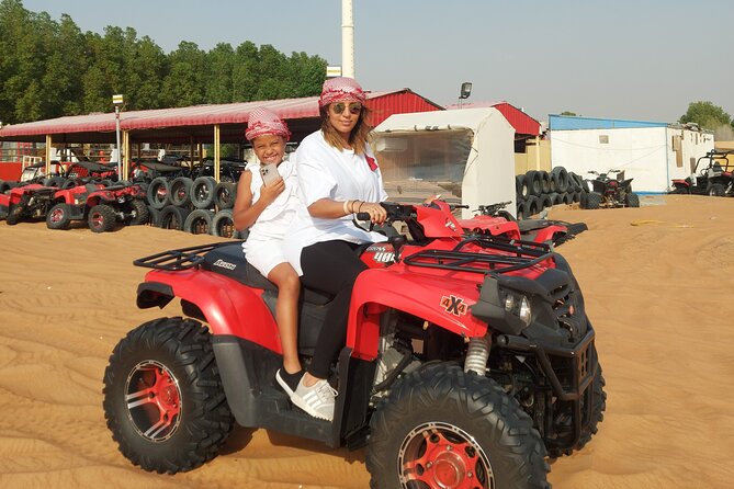 Sunrise Desert safari With Quad bike ride Sandboard & Camel ride - How the guide shapes the morning