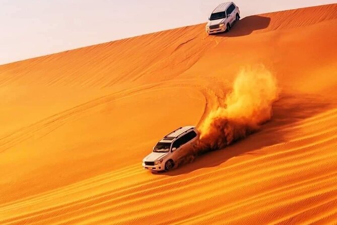Sunset Evening Safari,Camel ride,live shows and BBQ Dinner with No Hidden Charge - A six-hour route from Dubai to the red dunes