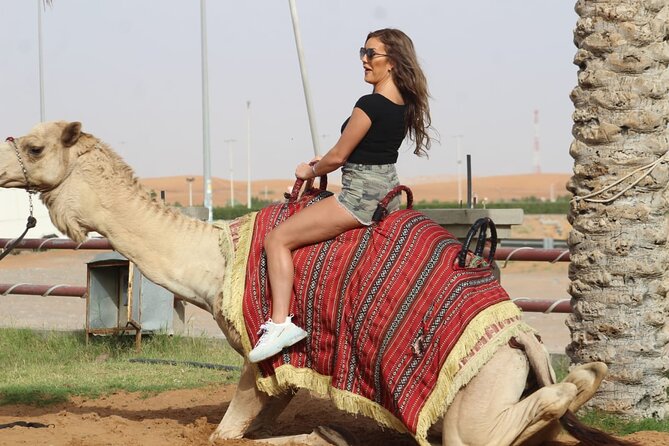 Sunset Quad/Buggy Tour & BBQ Evening - The short camel ride and desert photographs