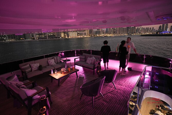 Superyacht Experience in Dubai with Dinner and Live Music - Ain Dubai and the route toward Atlantis