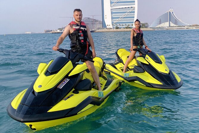 The Best Jet Ski in Dubai - 30 Minutes Burj Al Arab Tour - Riding from Umm Suqeim toward the Burj Al Arab