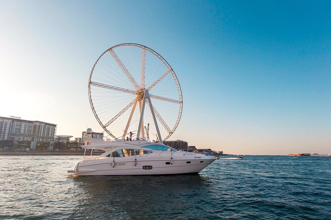 Yacht Trip Dubai : Book 56 ft Premium Yacht up to 21 people - Jumeirah Beach Residence from the sea